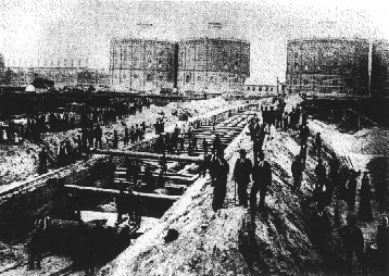 Rohrverlegungsarbeiten, Herbst 1898 © WBV-GPA